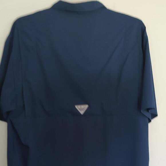 Men's Columbia PFG Omni-Shade Short Sleeve Button Down Shirt Size Large - Picture 2 of 5